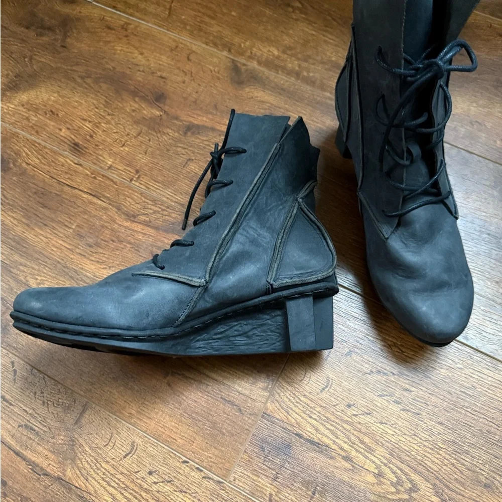 Trippen Leather Ankle Boots Women’s 40 9 - Picture 12 of 14